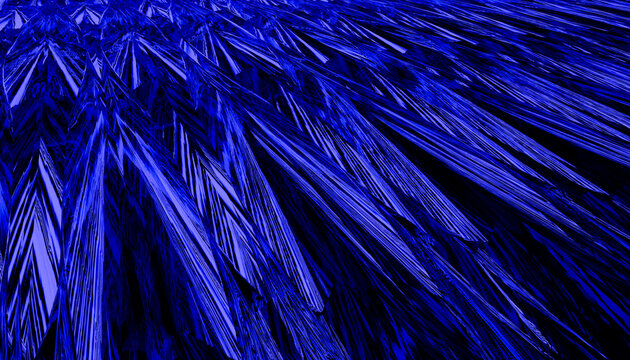 Abstract blue dynamic texture with sharp digital geometric pattern