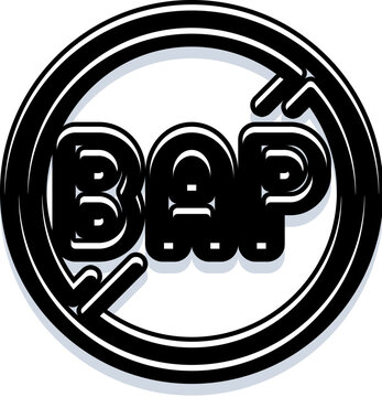 Stylized bubble letters forming a three letter acronym within a circular outline, creating a distinctive black and white logo for an entertainment group