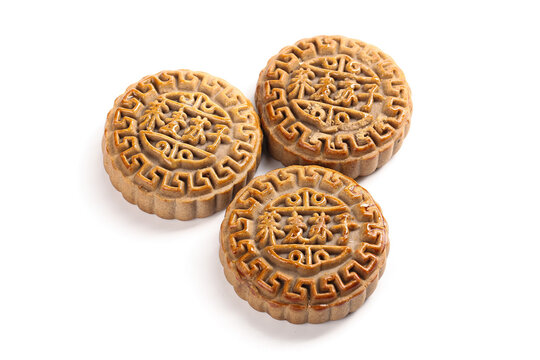 Traditional Cantonese Mooncakes with Buckwheat - Mid-Autumn Festival Pastry