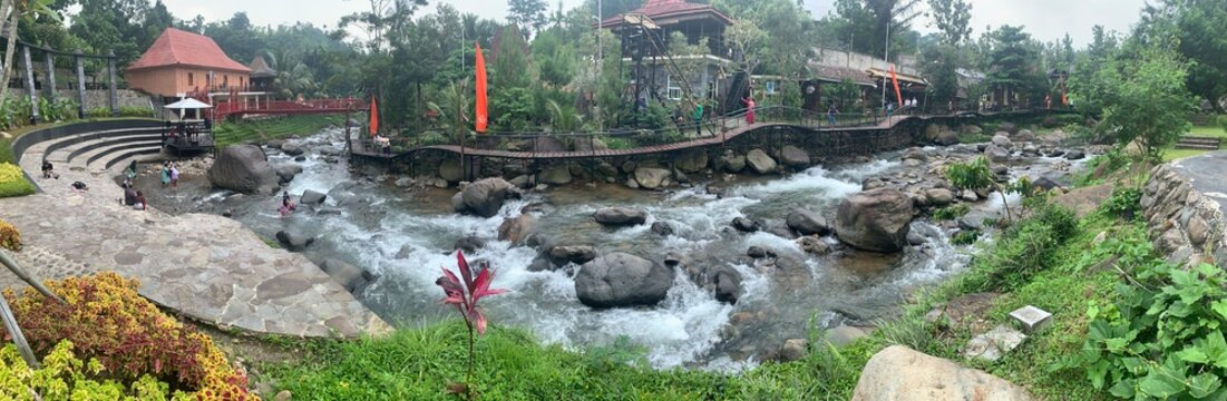 landscape in the river