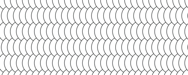 Vertical fish scale seamless pattern vector background © Design Element