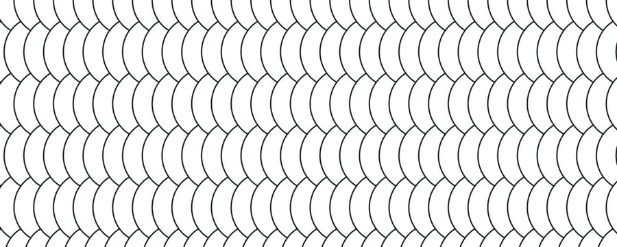 Vertical fish scale seamless pattern vector background