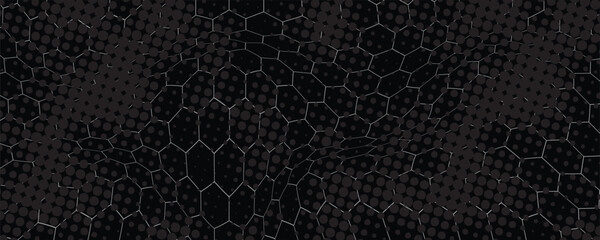 Black wired mesh texture isolated on white background. © malik