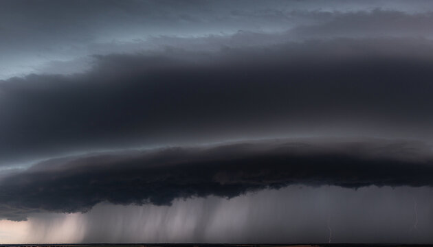 Dramatic Storm Clouds Gathering with Lightning