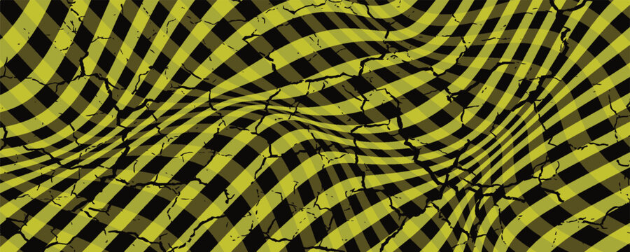 Yellow color neon lines Light creativ background photo