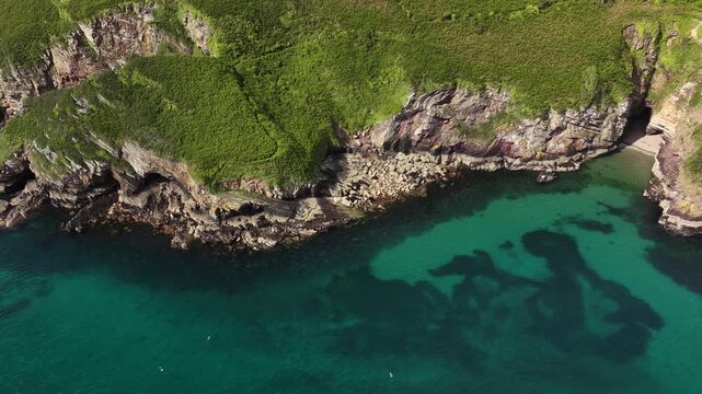 French riviera turquoise bay Cape of the Goat Crozon Peninsula France nature landscape