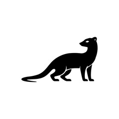 Fototapeta premium Sleek Agility Ferret Icon