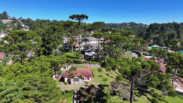 Winter Travel In Sao Paulo Brazil. Mantiqueira Mountain Range. Winter Destination. Brazilian Switzerland. Winter Travel In Campos Do Jordao In Sao Paulo Brazil. Travel Vacation.