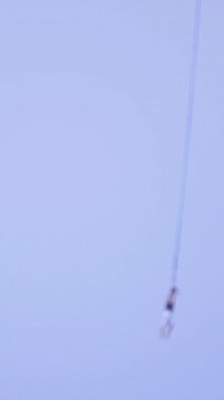 Person swing around on bungee rope