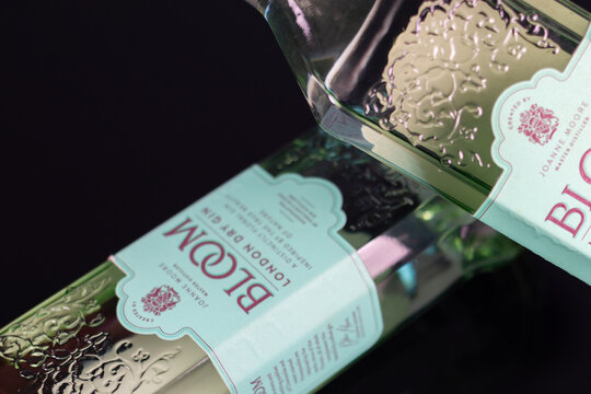 LONDON, UK - 29 MARCH 2025 Bloom Gin London Dry, created by one of the worlds leading gin experts, Master Distiller Joanne Moore, winner of numerous awards