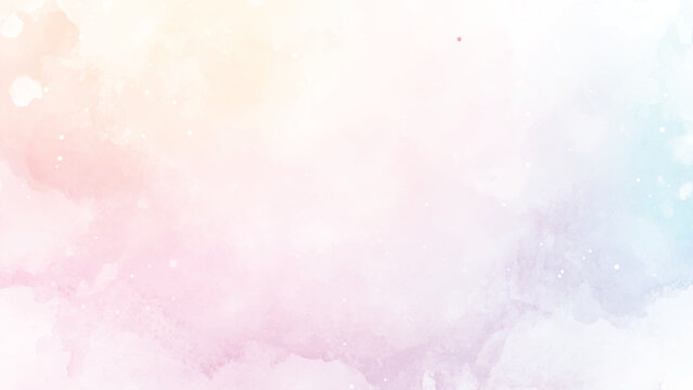 Pink watercolor background painting with abstract fringe and bleed paint drips and drops, painted paper texture design