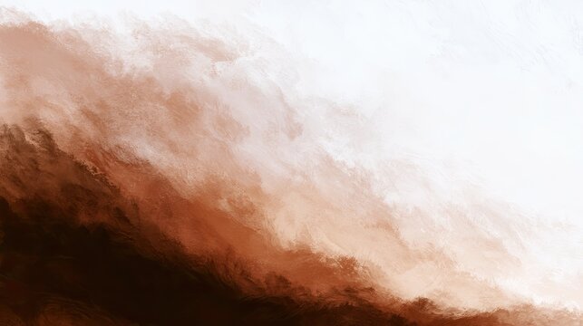 Abstract Swirls of Red and White Paint Texture.