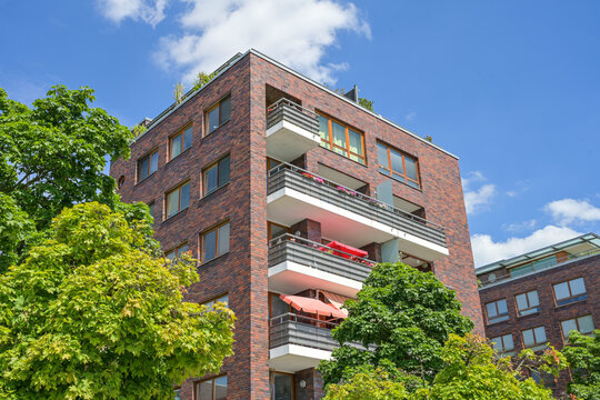 Wohnh&auml;user, Paul- und Paula-Ufer, Rummelsburger Bucht, Lichtenberg, Berlin, Deutschland