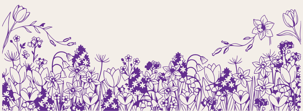 hand drawn garden flowers, botanical meadow sketch, spring nature background, field floral pattern, artistic blooming plants, wild flower illustration, elegant spring texture, delicate nature art
gard