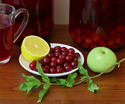 summer composition with fresh fruits
