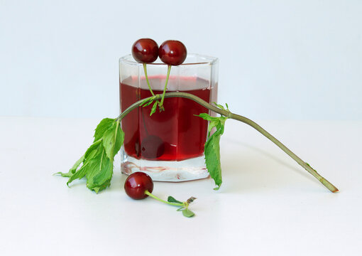 summer composition with fresh fruits
