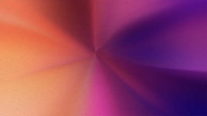 Fototapeta premium Vibrant Abstract Background Featuring A Soft Radiating Gradient Blend Of Warm Orange And Cool Purple Tones With Subtle Grainy Texture