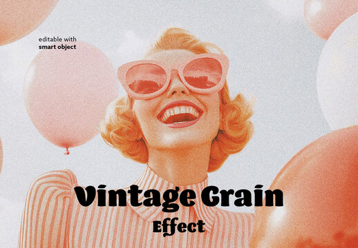Vintage Grain Photo Effect