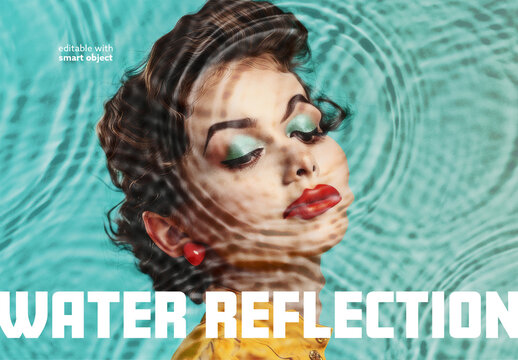 Water Reflection Photo Effect