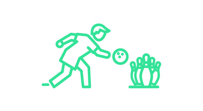 Person bending to pick up a ball near bushes.