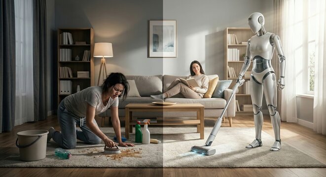 Robot Versus Human Cleaning for Modern Home Efficiency