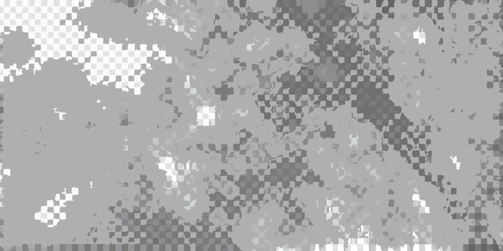 Pixelated grayscale pattern with dappled light and shadow effects