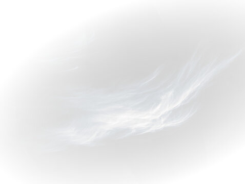 Blue air stream swirl with wind effect isolated PNG