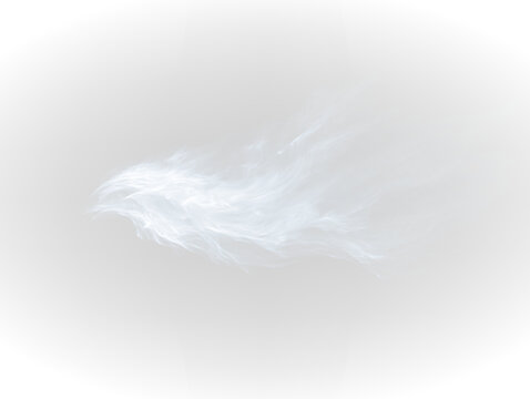 Cold airflow wave with blue wind motion transparent PNG