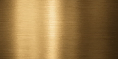 Fototapeta premium Abstract Brushed Gold Metal Texture Background with Polished Metallic Steel Surface Pattern on Stainless Aluminum Plate for Modern Industrial Wallpaper Design