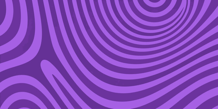 Purple swirling lines pattern a repeating abstract vector design