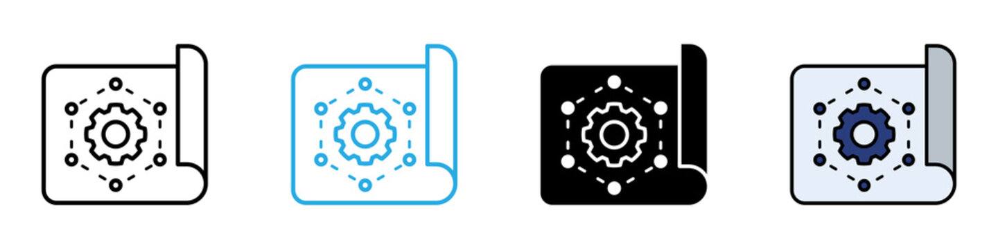 Prototyping multi - style icon design concept
