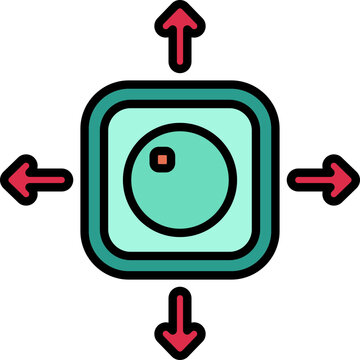Accelerometer Sensor Icon