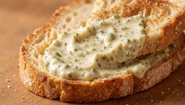 panini sandwich lifted to show side of creamy garlic aioli and pesto dipping sauce