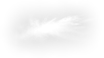 Fototapeta premium White powder explosion with flour dust and abstract motion effect