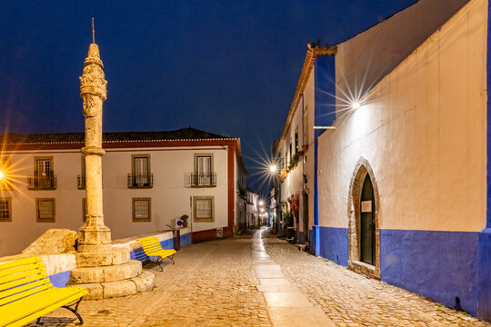 Views around the walled town of obidos Portugal