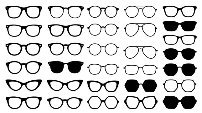 Variety of Eyeglasses Display.