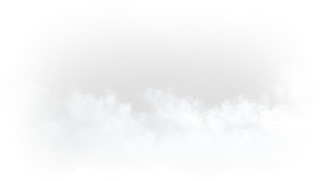 Tapioca starch dust cloud burst with floating flour particles and studio light