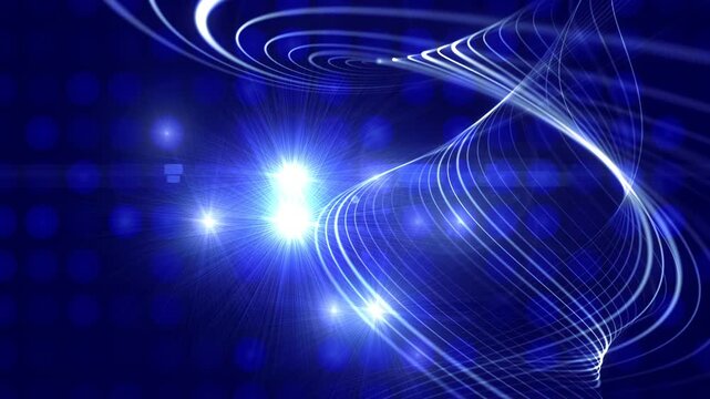 Abstract high tech geometric octagon lines animation loop. Abstract Background Animations.