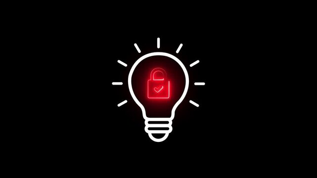 intellectual property. Granting of a property right by a sovereign authority to an inventor. Motion graphics of Copyright or patent concept,