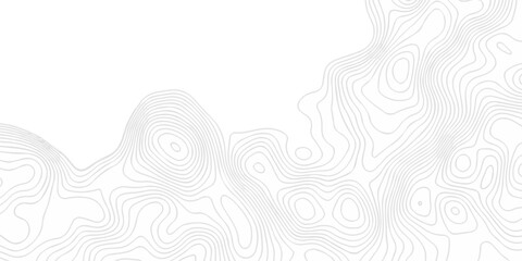 abstract white grid topography map hiking spiral texture. vector geographic contour mounted map wireframe background. © MST