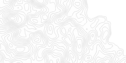 abstract white grid topography map hiking spiral texture. vector geographic contour mounted map wireframe background. © MST