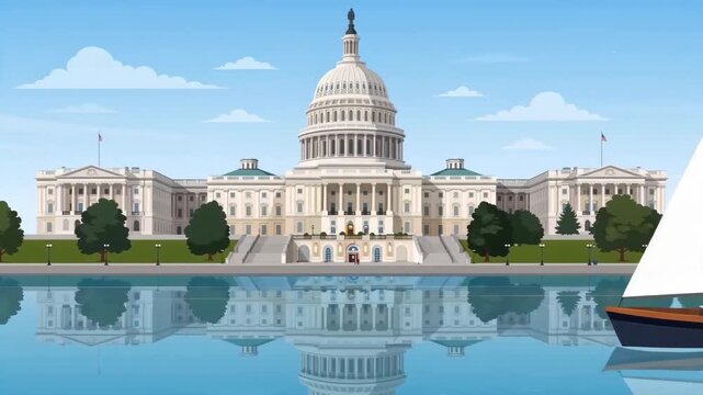 America Anniversary Independence Day Landmark Travel Through Iconic United States Destinations