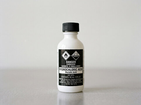 Hydrochloric acid test on carbonate rock.