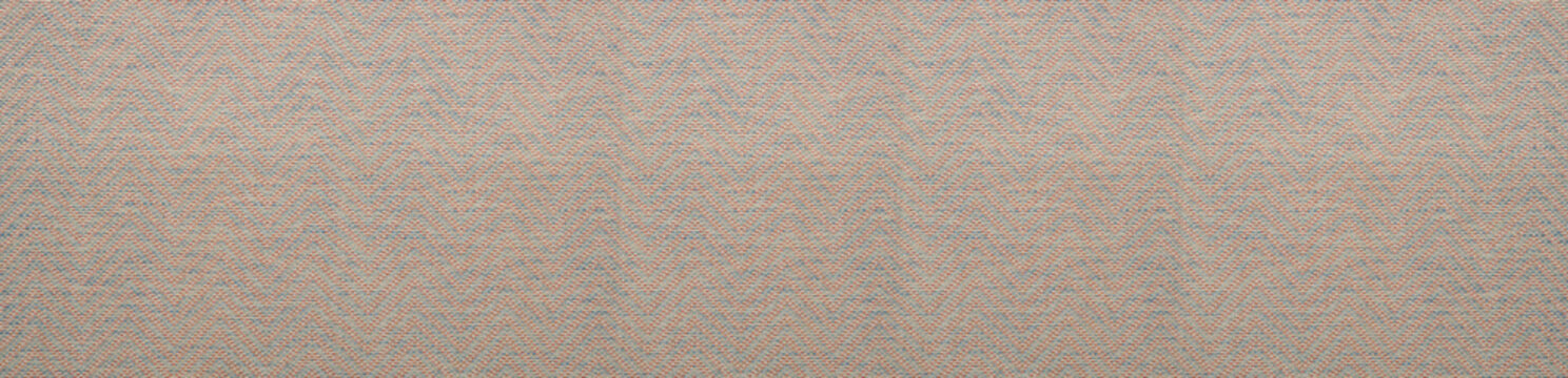 Terracotta and muted blue herringbone tweed woven fabric texture