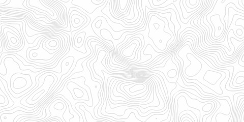 White abstract wave paper spiral area world topography map curved reliefs design. geographic contour map elevation mapping artwork with soft grey lines wallpaper background. © MOHART PARK
