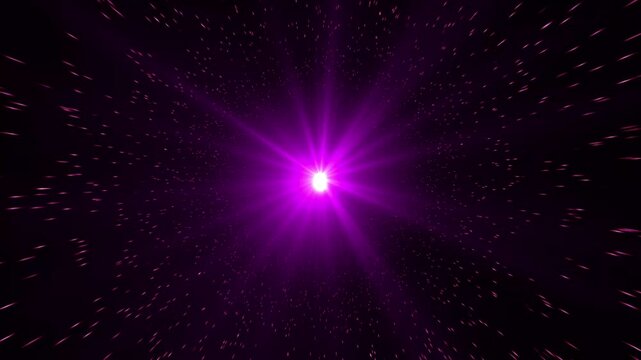 Neon lights blinking lines moving animation, Pink blue vertical neon lines with glowing trails, Seamless loop animation of glowing neon line, Straight neon laser line color blue black background. 4k