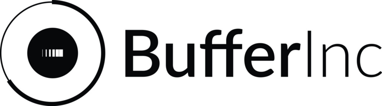 video buffering solution logo design