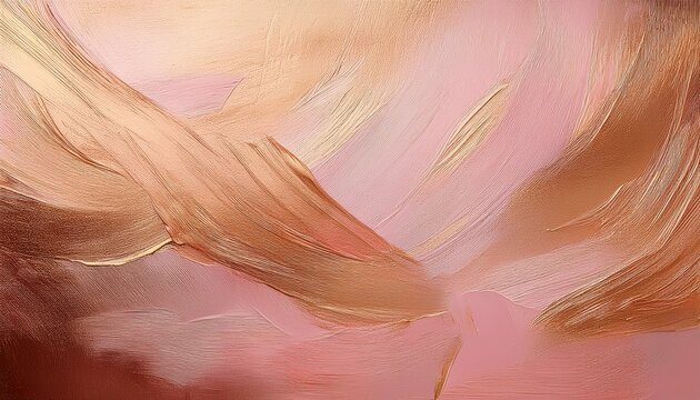 rose gold background with texture oil painted light studio backdrop