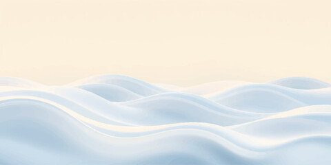 Abstract Blue Wave Winter Background with Snow, Ice and Frosted Mountain Landscape Texture © maya