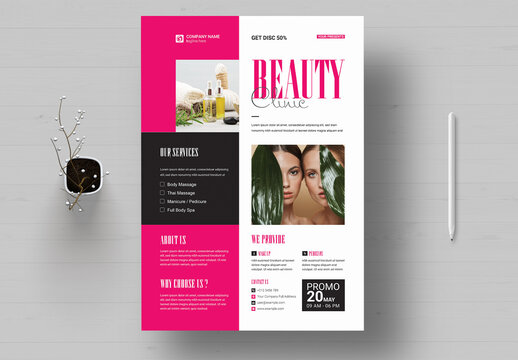 Beauty Care Flyer Set